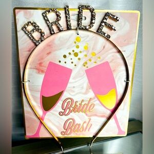 Sparkle Like a Bride! Rhinestone BRIDE headband! New!